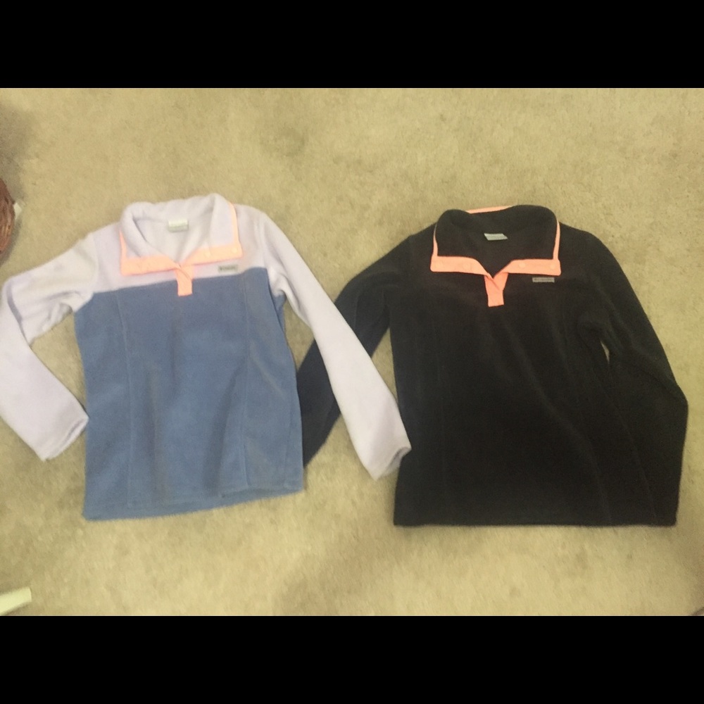 Columbia pullovers euc youth large sz 12